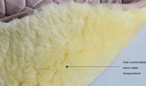 Vente d'usine ensemble complet coussin de siège de voiture universel de luxe mignon laine naturelle universel pour CIVIC/FIT/RAV4 - Product Image 6