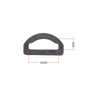 หัวเข็มขัดพลาสติกแบบ D-Ring รุ่น C027 ขนาด 26 มม. สำหรับกระเป๋า เป้สะพายหลัง และสายรัด - Product Image 3