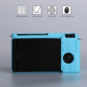 Protector de viaje, accesorios, funda de cámara, funda de silicona suave personalizada para Sony <span class=keywords><strong>ZV</strong></span> <span class=keywords><strong>E10</strong></span> - Product Image 3