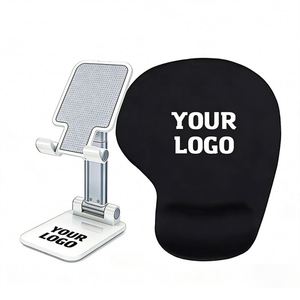 Nouveau support de téléphone portable pliable et réglable pour bureau, avec logo personnalisé, vente en gros, cadeau promotionnel - Product Image 1