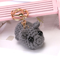 Mignon et amusant Meme Hamster triste en peluche, Hamster triste avec musique, Porte-clés pendentif, Décoration, Poupée artisanale