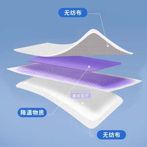 Kefu Medical <b>Cooling</b> Patches 6 Patches Per Pack For Fever Reduction Infants And Adults - Product Image 1