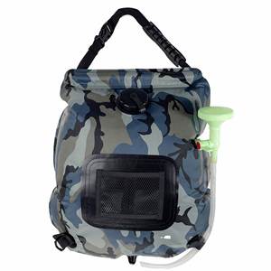 Sac de douche solaire suspendu 20L avec logo personnalisé, sac de douche solaire extérieur, sac de stockage d'eau pliable pratique pour la douche - Product Image 5