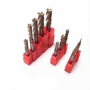 Fresa de carburo de alto rendimiento de 8 mm de diámetro y 2 filos para uso general AITiN TiSiAIN AICrSiN NACo 3, piezas de herramienta azules - Product Image 5
