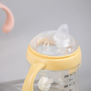 Gobelet d'apprentissage pour bébé 0-12 mois, 210 ml, en PPSU, sans BPA, anti-fuite, à ouverture à 360°, avec poignée et motif imprimé - Product Image 5