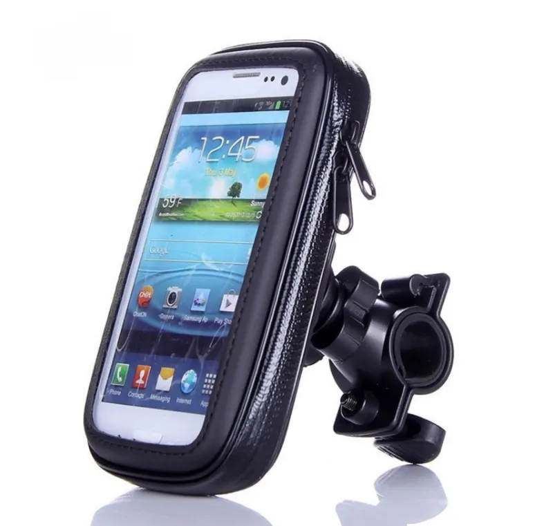 Ready To Ship Bicycle Motorcycle Phone Holder Waterproof Cellphone Case For Motorcycle Phone Holder