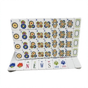 Juego de Mahjong Americano de Acrílico de Lujo para 4 Jugadores, Patas de Acero Inoxidable, Liquidación de Existencias, Solo un Juego Disponible - Product Image 1
