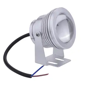 Luz diurna de 10w ip68 para piscina, à prova d' água, branca e quente, cor rgb 12v, para iluminação da piscina