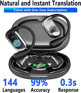 Audífonos de Traducción en Tiempo Real Yyk Q16s con IA, 144 Idiomas, Auriculares Traductores de Inglés a Español, Diseño Open Ear - Product Image 2