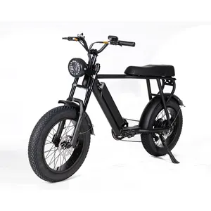 Bicicleta elétrica, 48v, 500w, grande motor de potência, e mountain bike, 20 polegadas, 15ah, bateria, para adultos, pneu gordo ebike, venda imperdível