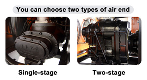 Trung Quốc Nhà cung cấp hàng đầu DIESEL ehgine18bar khai thác mỏ khoan ROTARY Máy nén khí máy cho nước tốt - Product Image 5