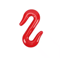 Lifting Sling Fittings G80 Alloy Steel Spray Red 1T-10T S Hooks Other Fasteners Customizable