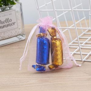 50 Sacchetti in Organza 7x9 cm, Sacchetti Regalo Neri Traspiranti in Tulle con Coulisse, in Rete Trasparente per Matrimoni, Gioielli, Trucchi, Caramelle - Product Image 4