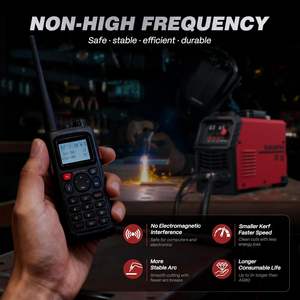 ARCCAPTAIN CUT60 Non-HF 60A Plasmaschneider mit Rückstoß-Pilotbogen 110V/220V Verbessertes Großes LED-Display für Plattenschneiden und Streckmetall - Product Image 4