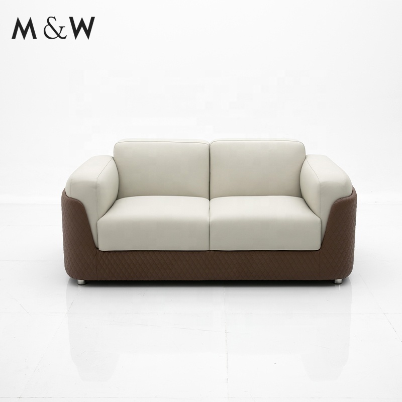 M&W Modern High-quality Furniture Luxury Elegant Office Executive Lounge Sofa Set