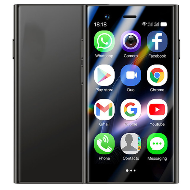 3 Inch LTE 4G Quad Core Android 10 Smartphone Dual SIM HD Camera Face Recognition Quick Charge Custom Software Media Player