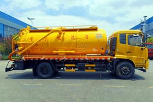 รถดูดและฉีดล้างท่อระบายน้ำ Dongfeng VR 15 ลูกบาศก์เมตร, ปั๊มสุญญากาศแบบหมุนเวียนน้ำมันคู่, ขายตรงจากโรงงานสำหรับส่งออกไปยังภูมิภาคหนาวเย็น - Product Image 3