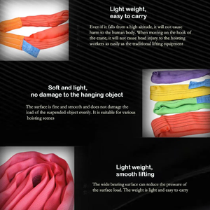 Ce GS Đã Được Phê Duyệt 1T-30T 100% Độ Kiên Trì Cao Nhiệm Vụ Nặng Nề Fune Rotonda Roundsling Vòng Vô Tận Nâng Sling - Product Image 3