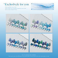 Vendeeni Nouvelle Collection de Vernis à Ongles Gel Effet Œil de Chat Bleu Tyndall 36 Couleurs TPO Sans HEMA OEM Fournitures de Salon