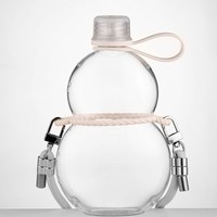 Bouteille gourde personnalisée en Tritan de 460/620 ml, portable avec sangle, tendance, pour boissons