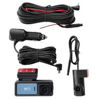 Dashcam dengan 2 Saluran Kamera Mobil 4k, Pemantauan Parkir Dashcam 4k, Kamera Depan dan Belakang, Mendukung Wifi DVR Dashcam 4k