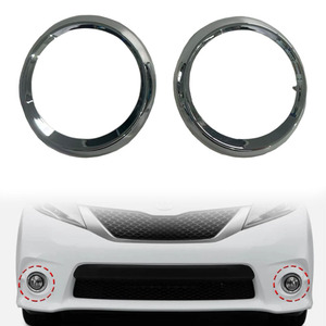 52712-08020 1 Par de Cubiertas para Faros Antiniebla de Coche, Anillos de Acabado Cromados para Toyota <span class=keywords><strong>Sienna</strong></span> <span class=keywords><strong>SE</strong></span> 2011-<span class=keywords><strong>2017</strong></span>, Accesorios para Automóviles 52713-08020 - Product Image 6