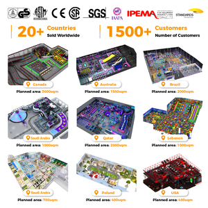 Équipement de terrain de jeu intérieur sur le thème de la jungle personnalisé avec terrain de football, parc d'attractions souple sur le thème sportif pour enfants à vendre - Product Image 6