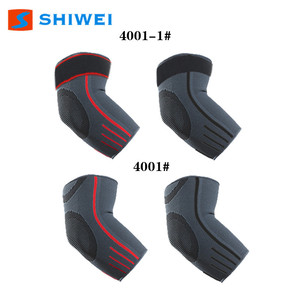Shiwei Elbow <b>Pad</b> Compression Breathable Protective Gear For Basketball <b>Running</b> Unisex Sport Support - Product Image 4