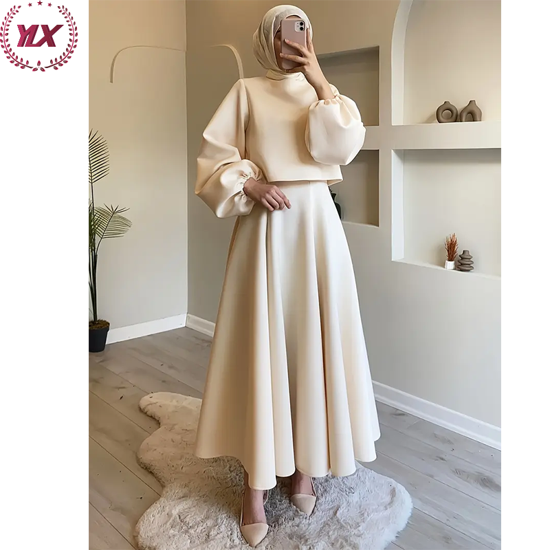 Hijabi Flowy Mini Skirt Modestly Modest Muslim Woman's Empire