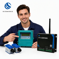 Terminal de télémétrie IoT à pince pour débitmètre ultrasonique, étanche IP68, OTA, RS485, calcul en périphérie, pour la surveillance des barrages fluviaux et la gestion de la conservation de l'eau