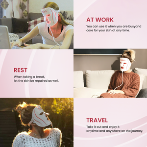 <span class=keywords><strong>Masque</strong></span> LED pour le visage en silicone imperméable à main, 7+1 couleurs PDT, lumière rouge, compatible avec les prises AU/US, Shenzhen Kaiyan Medical Equipment - Product Image 6