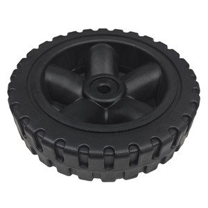 7 Inch <b>Plastic</b> Lawn Mower <b>Wheels</b> Solid Tires For Agricultural Machinery 30kg Load Capacity - Product Image 5