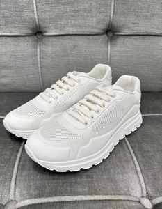 2026 Nuove <span class=keywords><strong>Scarpe</strong></span> da Corsa <span class=keywords><strong>Sportive</strong></span> Bianche da Uomo <span class=keywords><strong>di</strong></span> Marca Designer con Lacci, in Vera Pelle e Fodera in Mesh, Tendenza Moda Lusso Leggero - Product Image 3