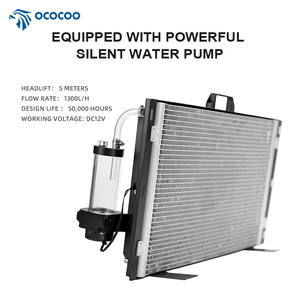 OCOCOO OCO-BC5印刷机集成8风扇静音显卡冷却器水冷套件滚珠轴承铝散热器 - Product Image 4