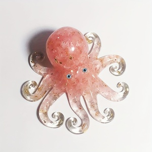 1 pieza de Adorno de Pulpo de Cristal Encantador, Adorno de Resina de Cristal con Forma de Pulpo, Regalo Decorativo, Artesanía, Decoración Artística Perfecta con Temática Oceánica - Product Image 6