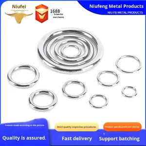 Nahtloser Ring aus Edelstahl 304, O-Ring, massiver nahtloser Stahlring, Hängematten-Yoga-Verbindungsring, Stahlring - Product Image 4
