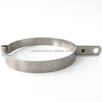 Pièces en tôle métallique emboutie personnalisables pour supports de tuyaux/tiges/câbles, fixations à vis, colliers de serrage, anneaux de verrouillage, couvercles et capuchons