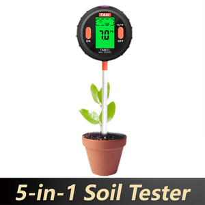 Testeur d’humidité du sol Capteur pH <span class=keywords><strong>Kit</strong></span> de jardin numérique avec détection de lumière et température Plantes en pot - Product Image 4