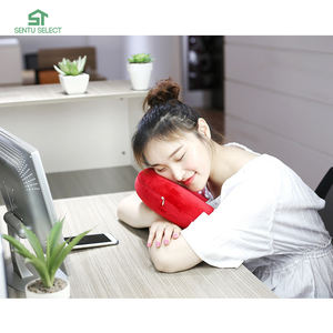 Almohada de Viaje con Soporte para <span class=keywords><strong>Cabeza</strong></span> y Cuello de Espuma Viscoelástica, Almohada para el Cuello con Capucha para Avión, para Vuelos Largos, Descanso en la Oficina - Product Image 6