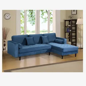 Pabrik kami menjual L berbentuk Sofa Modern ruang tamu Sofa sudut Sofa ruang tamu furnitur, tiga kursi 20 set 54 set kain