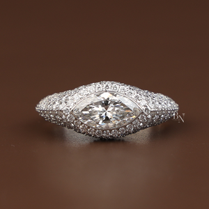 Anillo de Compromiso de Diamante Cultivado en Laboratorio de Lujo de 4.5 Quilates para Mujer, Joyería Fina de Primera Calidad en Plata, Oro de 10K, Oro de 14K, Oro de 18K - Product Image 1