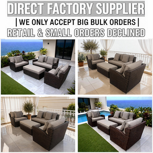 Fauteuil en rotin surdimensionné de qualité commerciale : Chaise longue robuste pour complexe hôtelier et projets de luxe - Support OEM - Product Image 2