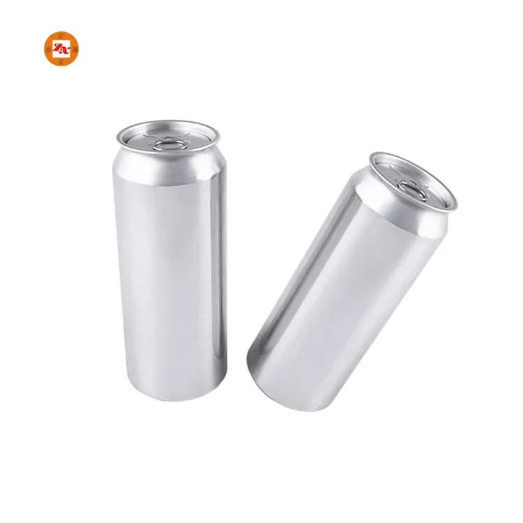 500ml 17oz Customized Empty Drink Juice Milk Coffee Liquid Aluminum Metal Easy Open Can With Lid