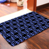 Tapis écologique de luxe en métal, coupe-vent nordique, moderne, géométrique, en caoutchouc, vente en gros, blanc, porte extérieur
