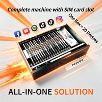 Boîtier de ferme de téléphonie mobile Android Granja De Bots, système d'automatisation marketing, compatible avec Samsung S8 S9 S10 Note10