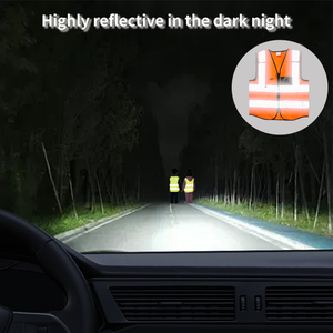 Gilet en polyester réfléchissant haute visibilité personnalisable Vêtements de travail respirants pour sites d'assainissement Logo Vêtements de sécurité - Product Image 3