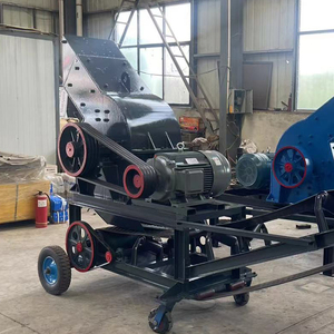 <b>Portable</b> Glass Stone Hammer Crusher with <b>AC</b> Motor Engine-Driven Small Size Recycling Machine for Glass Bottle to Sand Conversion - Product Image 2