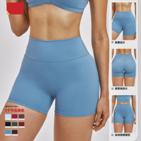 Vente en gros de shorts de yoga pour femmes avec logo personnalisé shorts de yoga taille haute pour l'entraînement et le fitness pour femmes shorts de gym pour la course à pied pour le cyclisme