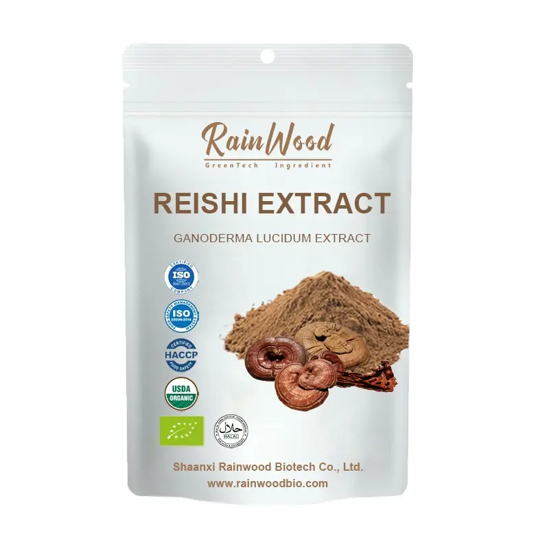 Bubuk organik Reishi ekstrak Jamur polysacchardes 40% Reishi ekstrak Jamur bubuk