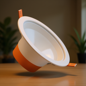 Fox 24W Court 200 Downlight Recessed <b>Ceiling</b> <b>Light</b> 120mm Warm White LED Indoor Lighting - Product Image 3